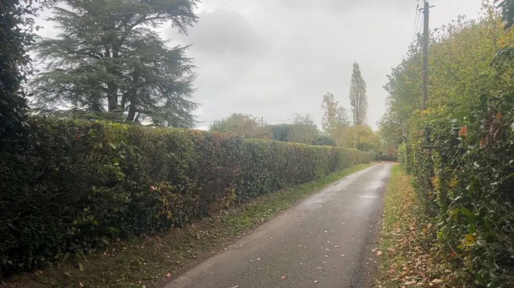 Entretien de haie près de Lieurey